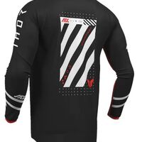 Мотокрос джърси THOR LAUNCHMODE FUTURA BLK/RED