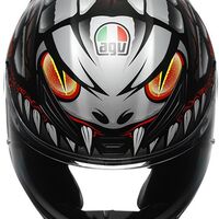 КАСКА K1 S E2206 - LYZARD MATT BLACK/GREY/RED