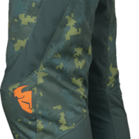 Детски мотокрос брич THOR YOUTH SECTOR DIGI GREEN/ORANGE