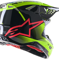 Мотокрос каска ALPINESTARS SM10 UNIT YL/BK