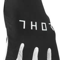 Мотокрос ръкавици THOR AGILE SOLID BLACK/WHITE