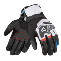 Туристически мото ръкавици SECA TURISMO WP GREY/RED/BLUE