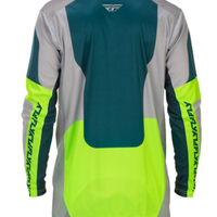 Мотокрос блуза FLY RACING Lite- Grey/Lime/Teal