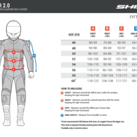 Кожено мото яке SHIMA STR 2.0 RED FLUO