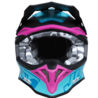 Mотокрос каска Just1 J-39 Thruster Petrol Blue/Fuxia Black