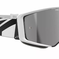 Мотокрос очила ALPINESTARS SUPERTECH CORP WHITE MIRROR-SILVER
