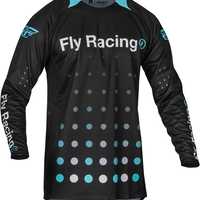 Мотокрос блуза FLY RACING Evolution DST Strobe - Black/Electric Blue