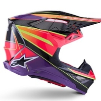 Мотокрос каска ALPINESTARS SM10 ERA PINK/VIO/YL