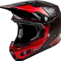 Мотокрос каска FLY RACING Formula CC Tektonic - Black/Red