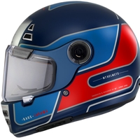 Каска MT JARAMA BAUX D7 MATT BLUE/RED