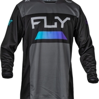 Мотокрос блуза FLY RACING Kinetic Reload- Charcoal/Black/Blue Iridium