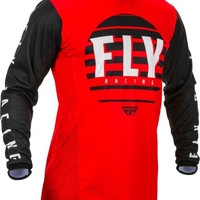 Мотокрос блуза FLY RACING KINETIC K220-BLACK/RED/WHITE