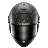Каска SHARK SPARTAN RS CARBON XBOT BLACK/WHITE/GOLD