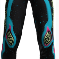 Мотокрос брич TROY LEE DESIGNS SE Ultra Membrane Pants - Black/Yellow