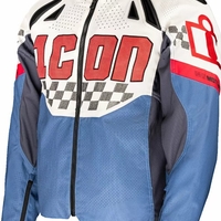 Кожено яке ICON Contra3™ HERO WHITE