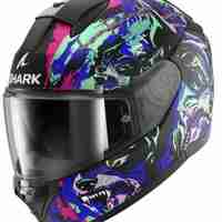 Каска SHARK RIDILL 2 RAGING BEAST Blue/Violet/Pink