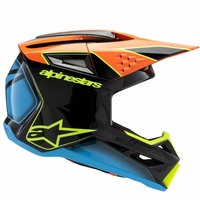 Детска мотокрос каска ALPINESTARS SM3 FRAY BLK/OR/YL