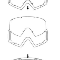 Плака за очила Spect Red Bull Strive - Clear flash AntiFog