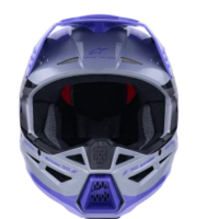 Мотокрос каска ALPINESTARS SM3 JETTSON GRAY/PUR/BLK