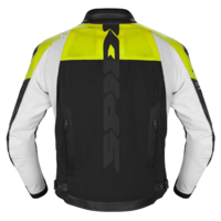 Кожено мото яке SPIDI DP PROGRESSIVE HYBRID PERFORATED Black/Fluo