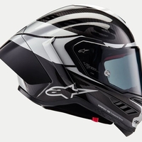 Каска ALPINESTARS Supertech R10 Element Black/Carb/Silver