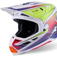 Мотокрос каска ALPINESTARS SM7 FUSE WHT/YL/PU