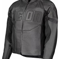 Кожено яке ICON Contra3™ RIZZ RIZZ STEALTH