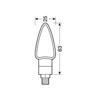 LED мигачи AROW2 CARBON – 90115