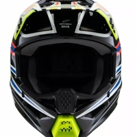 Детска мотокрос каска ALPINESTARS SM3 WURX BLK/YL/B