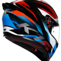 КАСКА K1 S E2206 - FASTLAP BLACK/RED/BLUE