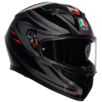 КАСКА  AGV K3 E2206 - SYTH BLACK/RED