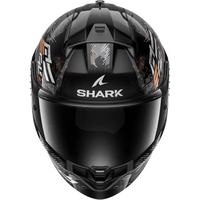 Каска SHARK RIDILL 2 MOLOKAI GLOSS BLACK/GRAY/ORANGE
