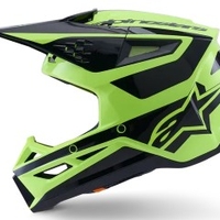 Мотокрос каска ALPINESTARS SM3 HEAT YEL/BLACK
