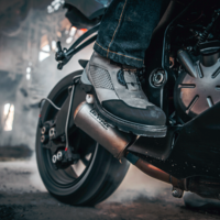 Мото боти ICON STORMHAWK GRAY