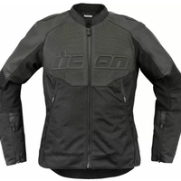 Дамско мото яке ICON Women's Overlord3 CELeather BLACK
