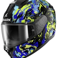 Каска SHARK RIDILL 2 RAGING BEAST Black Blue Green