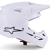 Мотокрос каска ALPINESTARS SM3 WHITE-GLOSS