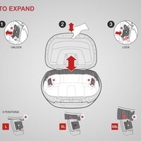 Мото куфар SHAD SH58X CARBON