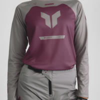 Дамско мотокрос джърси THOR RIDEMODE MENACE PURPLE/GRAY