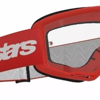 Мотокрос очила ALPINESTARS VISION 3 WORDMARK RED CLEAR