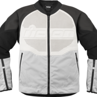 Кожено яке ICON Overlord3™ CE Leather WHITE