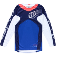 Мотокрос джърси TROY LEE DESIGNS GP Pro  Frames Jersey - Navy/White