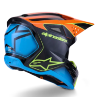 Мотокрос каска ALPINESTARSSM3 FRAY BLACK/ORANGE/YELLOW