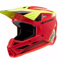 Детска мотокрос каска ALPINESTARS SM3 FRAY RD/YL/BK