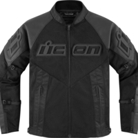 Мото яке ICON MESH AF LEATHER CE BLACK