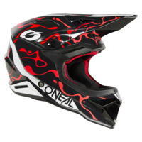 Каска O'NEAL 1SERIES SPLASH BLACK/RED V.26
