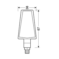 LED мигачи DUKE BLACK – 90076