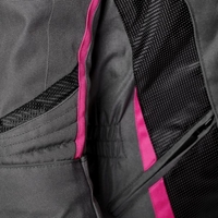 Дамско текстилно мото яке ADRENALINE LOVE RIDE 2.0 LADY BLACK/PINK/GREY