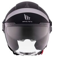 КАСКА ЗА СКУТЕР MT VIALE S SV 68 UNIT D2 MATT BLACK/GRAY