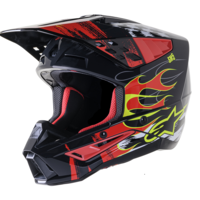 Мотокрос каска ALPINESTARS SM5 RASH RED/G